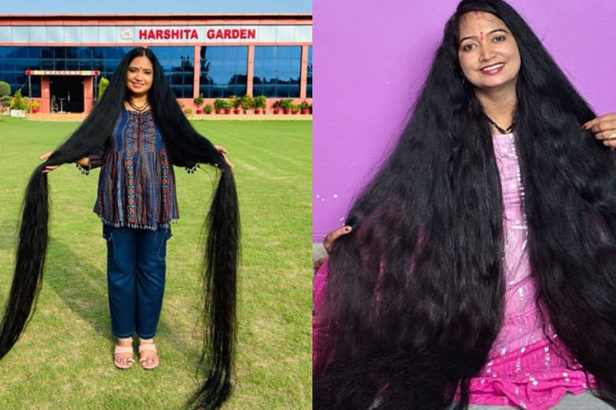 এত লম্বা, সত্যি! চুলের দৈর্ঘ্য ৯ ফুট, গিনেস বুকে নাম উঠল উত্তরাখণ্ডের এলোকেশী কন্যার