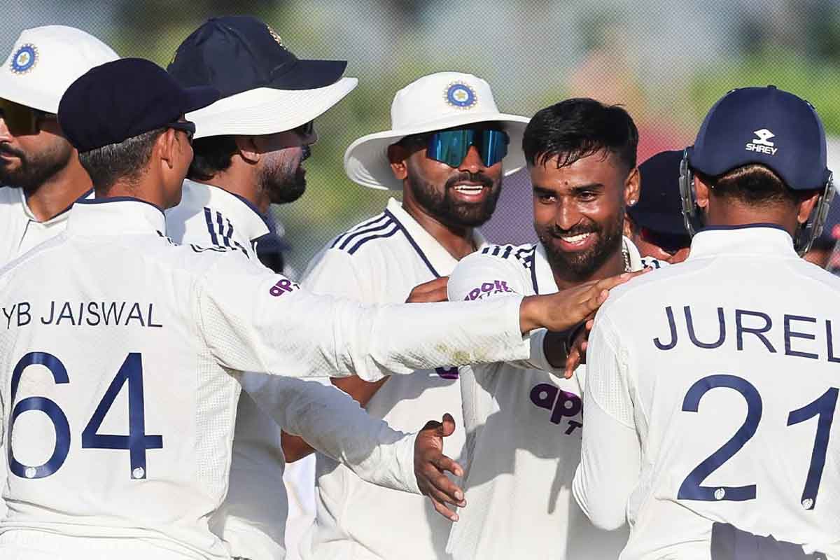 IND vs SL: India wins first test with help of Manav Suthar's spin