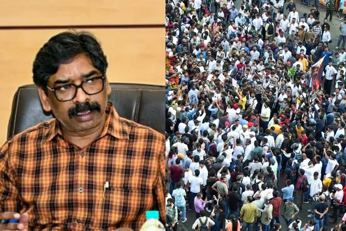 হেমন্ত সরকারের থেকে সমর্থন তুলুন, রাহুলকে চ্যালেঞ্জ রাঁচির পড়ুয়াদের, পোড়ানো হবে কুশপুতুলও