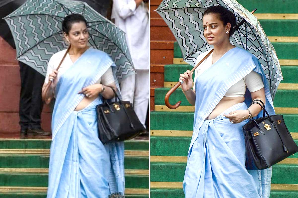 হাতে ৩৫ লাখি ব্যাগ, ২১ লক্ষের ঘড়ি পরে সংসদে ‘ক্যুইন’, মহুয়ার পর চর্চায় কঙ্গনার ‘ব্যাগবতী’