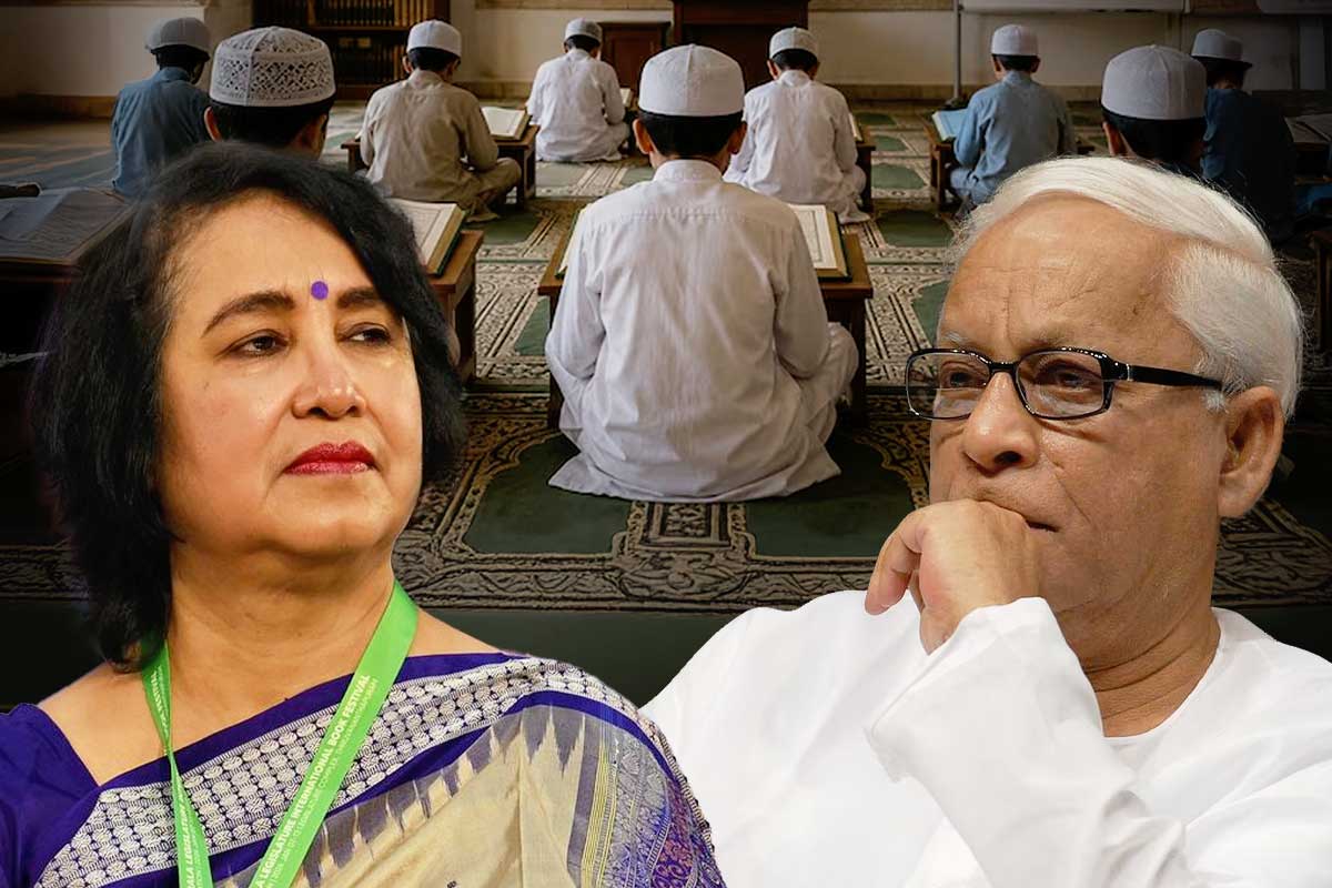 মাদ্রাসায় জঙ্গি তৈরি হয়, বুদ্ধদেবের ‘বিতর্কিত’ মন্তব্যকে সমর্থন তসলিমার! সওয়াল অভিন্ন দেওয়ানি বিধির পক্ষেও