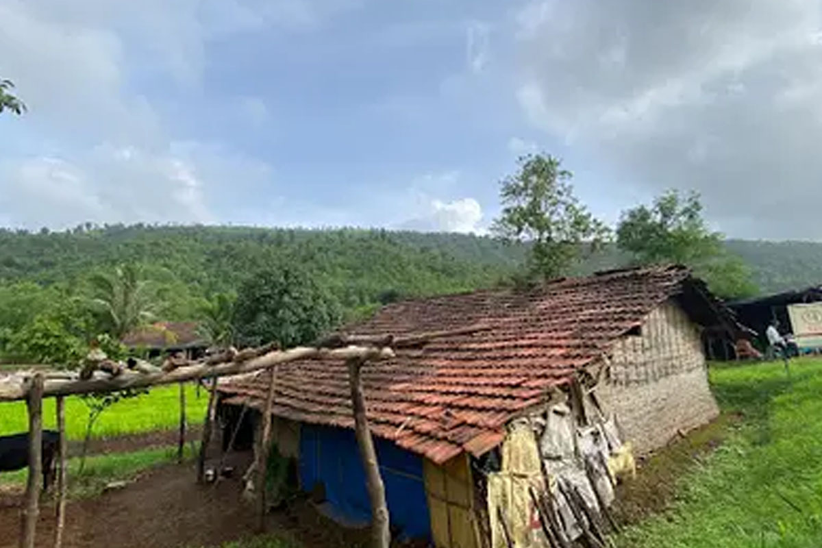 Milky Way view in Udmal village, Maharashtra