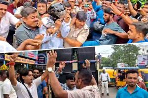 নির্মলকে লক্ষ্য করে ডিম-জুতো-থাপ্পড়, ডিজে বাজিয়ে নাচ!