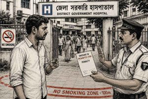 সরকারি হাসপাতালের ১০০ গজের মধ্যে ধূমপান? সাবধান, গুনতে হবে মোটা জরিমানা
