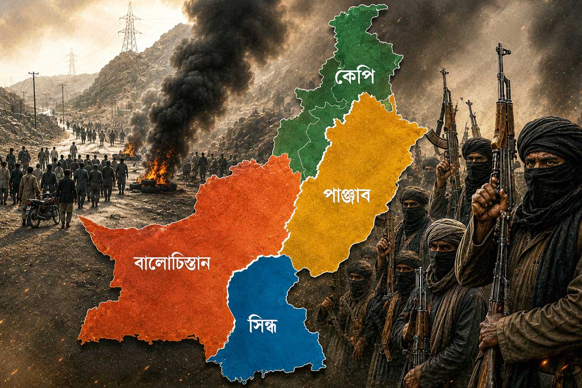 বালোচিস্তান, কেপি থেকে পিওকে, ৪ ফ্রন্টে জ্বলছে জিন্নার ‘লঙ্কা’, বদলে যাবে পাকিস্তানের মানচিত্র?