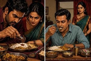 প্রেমিকের সঙ্গে আঁতাঁত বাংলার বধূর! সন্তানকে দেখানোর ছলে খাবারে বিষ মিশিয়ে স্বামীকে ‘খুন’