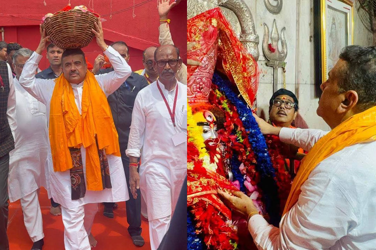 মাথায় ডালা নিয়ে তারাপীঠে পুজো মুখ্যমন্ত্রীর, ডাক দিলেন ঐতিহ্য-সংস্কৃতির বীরভূম গড়ার