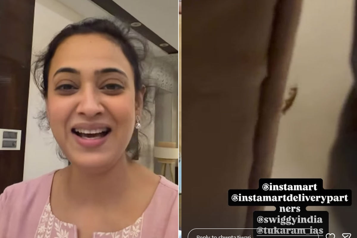 Shweta Tiwari finds a cockroach with an online cold drink order