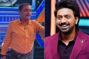 ‘ঠাকুরঘরে যাও, জিতলেই ৫০ হাজার’, ‘দাদাগিরি’র মঞ্চ থেকে স্ত্রীকে ভিডিও কলে রসিকতা সজলের