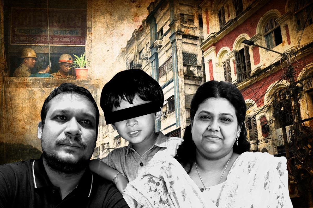 Four members of a Bangladeshi journalist’s family tragically lost their lives in a devastating fire at a hotel in New Market