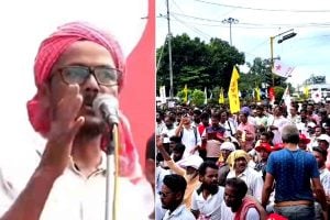 ‘স্বাধীনতা-জীবিকা’র সমার্থক ‘ভাত’, বাম যুবদের মঞ্চে কৃষক-কবি আজিবরের কবিতা ভাইরাল