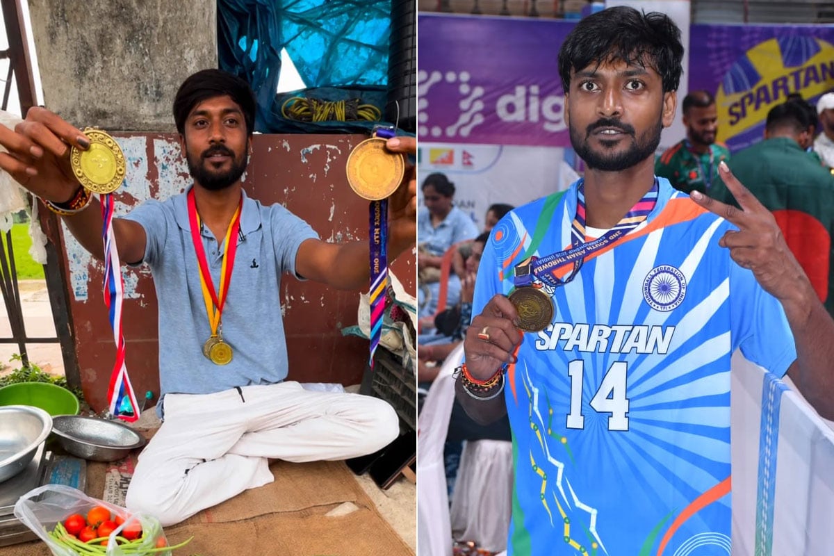জোটেনি চাকরি, পেটের দায়ে সবজি বিক্রি দেশের হয়ে চারটে সোনাজয়ী খেলোয়াড়ের