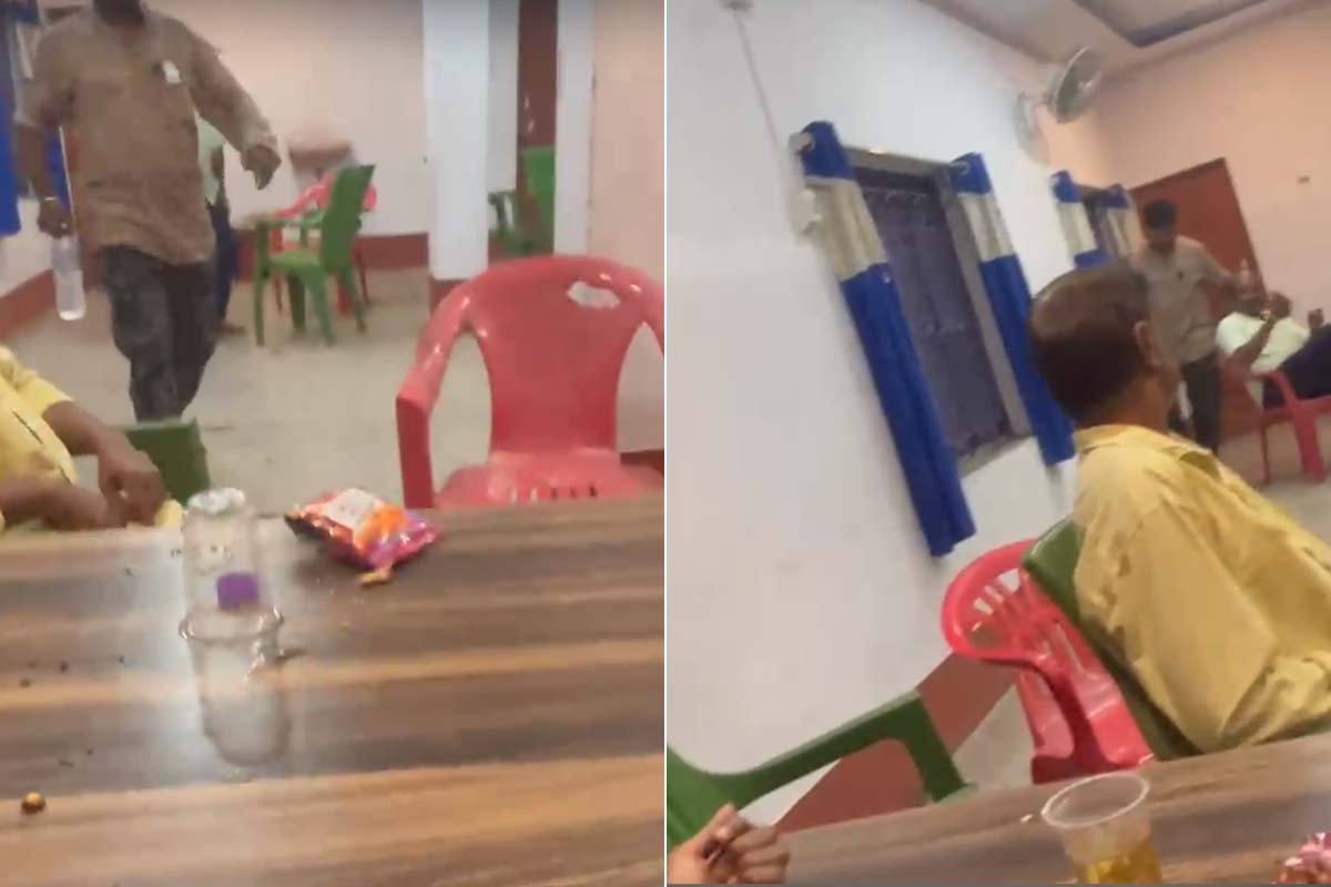 পঞ্চায়েত অফিসে দেদার মদ্যপান, ফূর্তি! ভিডিও ভাইরাল হতেই একে অপরকে বিঁধছে তৃণমূল-বিজেপি