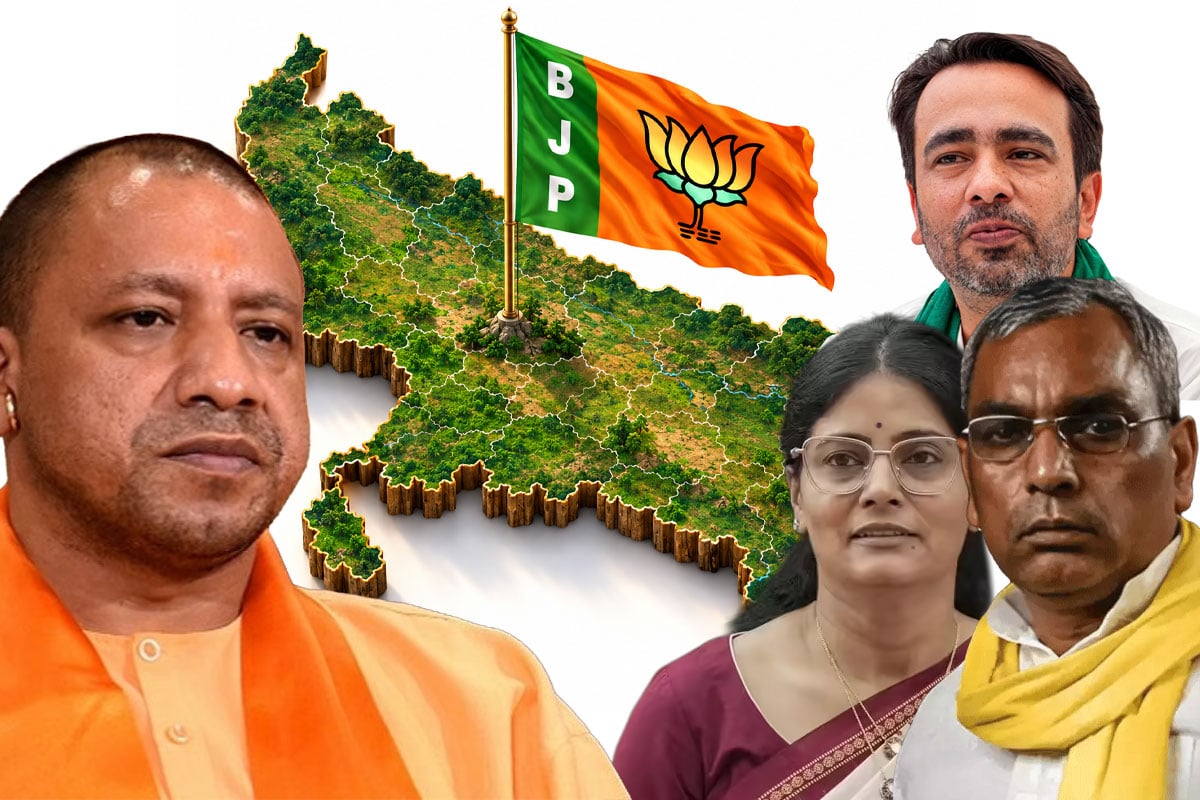 ১২ হাত কাপড়ের ১৩ হাত কাছা! অখিলেশ নন, উত্তরপ্রদেশে বিজেপির চিন্তা বন্ধুরাই