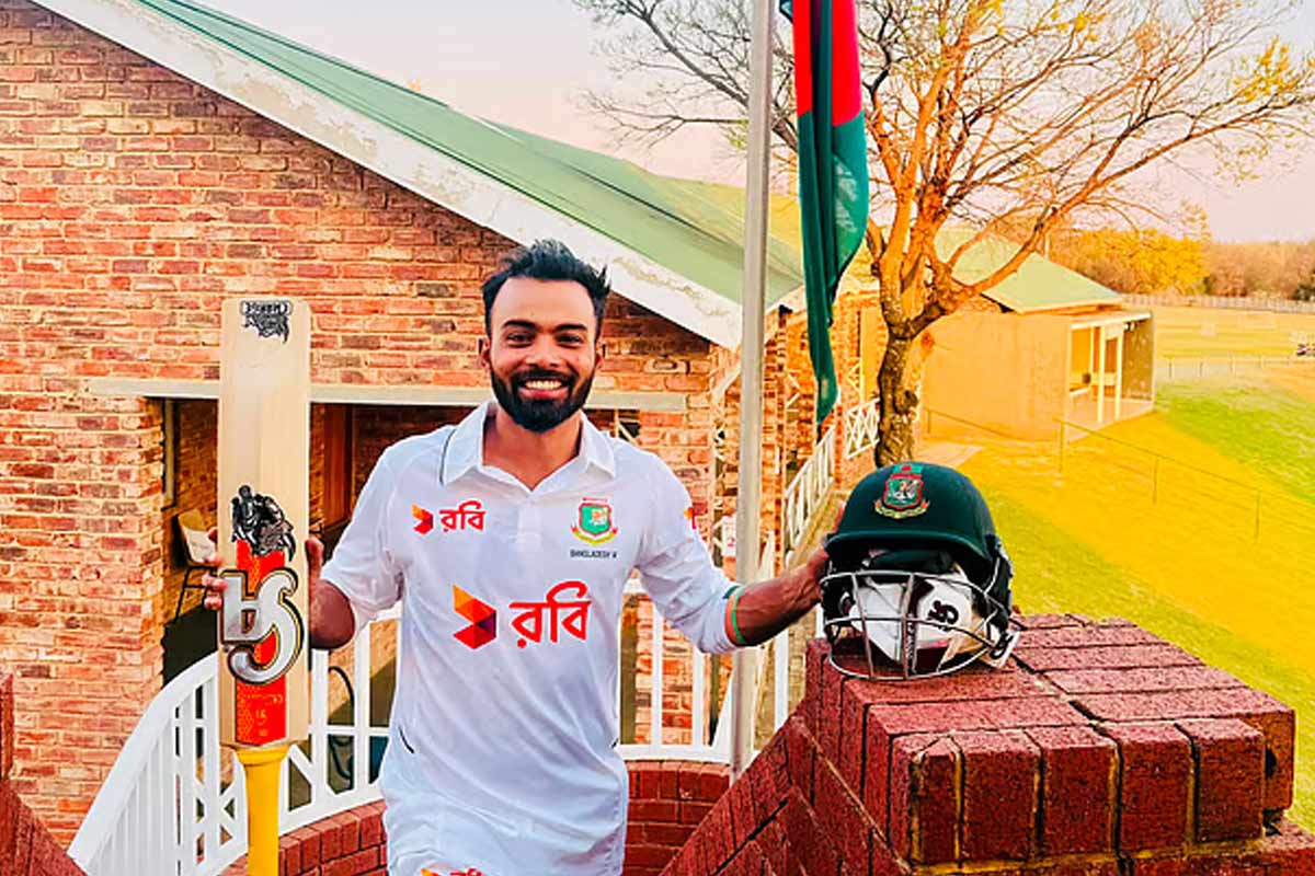 প্রথম বাংলাদেশি ব্যাটসম্যান হিসেবে বিদেশে ত্রিশতরান! দক্ষিণ আফ্রিকায় ইতিহাস হৃদয়ের