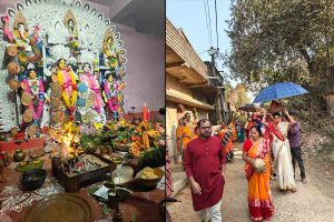 দেবীর সঙ্গে পূজিতা দুই দাসীও, বাংলার শতাব্দী প্রাচীন পুজোর নেপথ্য কাহিনি কী?