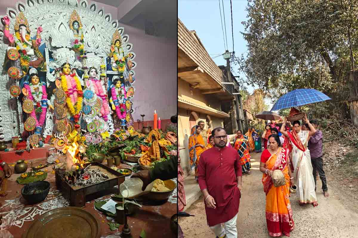 দেবীর সঙ্গে পূজিতা দুই দাসীও, বাংলার শতাব্দী প্রাচীন পুজোর নেপথ্য কাহিনি কী?