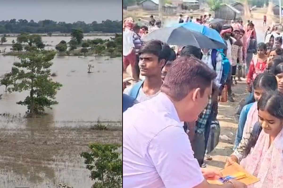 জলে ভাসছে স্কুল! রাত পোহালেই উচ্চ মাধ্যমিক, ভূতনিতে পরীক্ষার্থীদের ভবিষ্যৎ কী?