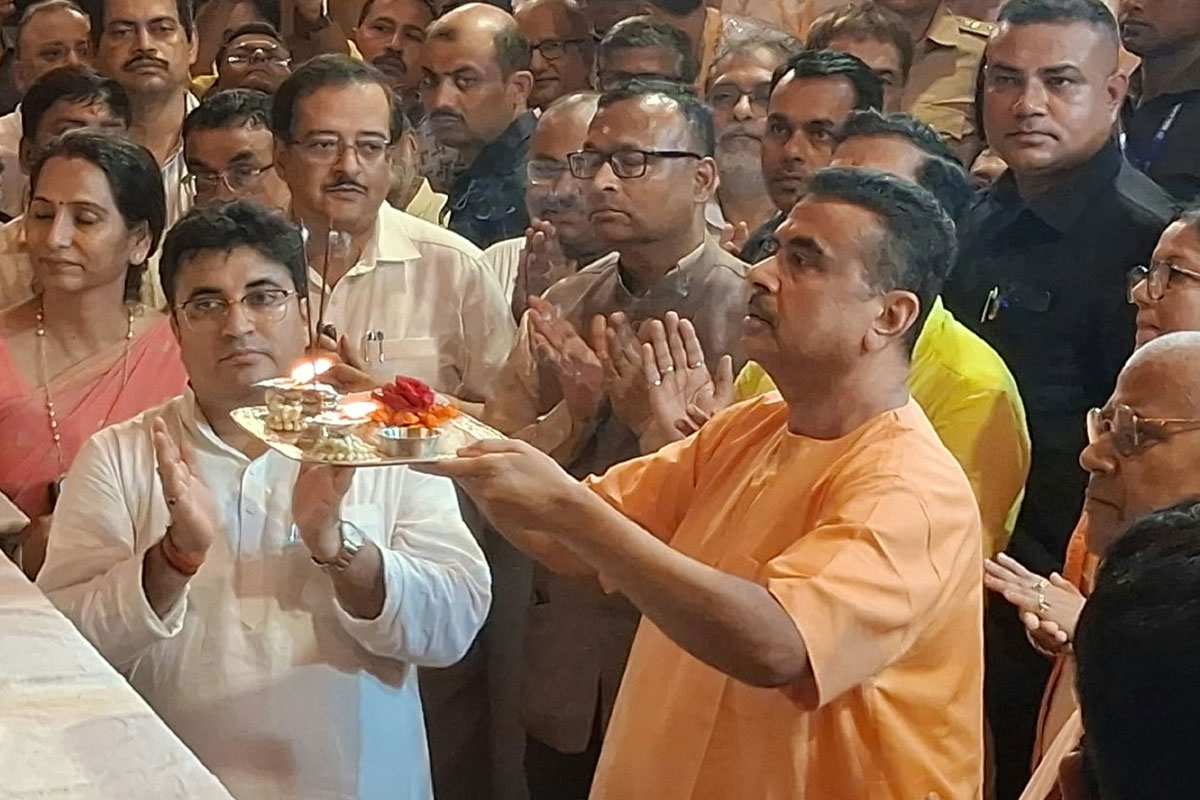 রাধাষ্টমীতে রাধারানির আরাধনা মুখ্যমন্ত্রীর, বাগবাজার গৌড়ীয় মঠে করলেন সন্ধ্যারতি