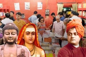 ভোটের তাগিদে সেই ‘ধর্মের আফিম’ই ভরসা! সিপিএমের বুকস্টলে বিবেকানন্দ-শংকরাচার্য-বুদ্ধের বই