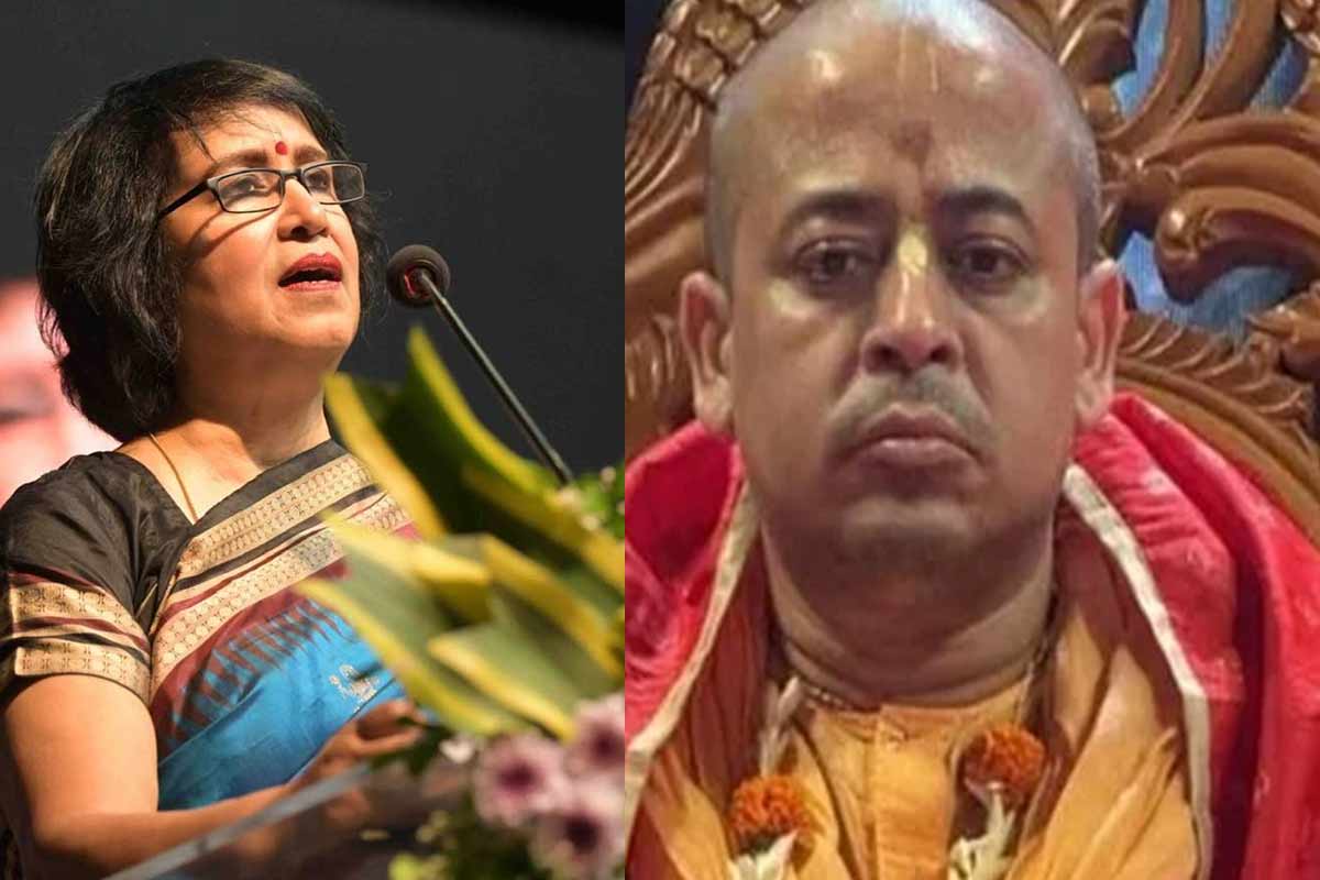 মৃত্যুর আগে ছেলের মুখ দেখতে পাননি মা! ‘বাংলাদেশ রাষ্ট্র’কে দুষে চিন্ময় প্রভুর পাশে তসলিমা