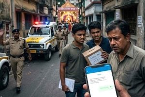দুর্গাপুজোর চাঁদার জন্য জুলুমবাজি? এবার হোয়াটসঅ্যাপ করলেই ছুটে আসবে পুলিশ!