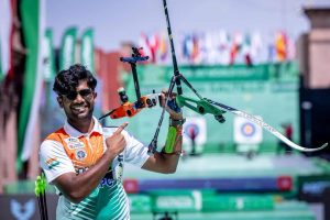 প্রথম ভারতীয় হিসাবে ইতিহাস, তিরন্দাজি বিশ্বকাপে সোনা ধীরজের