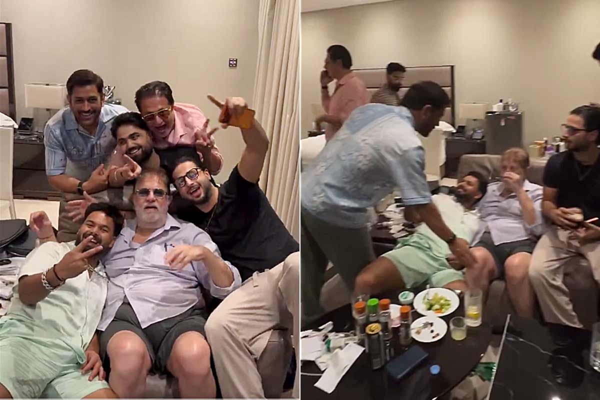 টালমাটাল মদ্যপ পন্থ! হুঁকোর আসরে ধোনি, ভাইরাল ভিডিও ঘিরে তোলপাড় ভারতীয় ক্রিকেট 