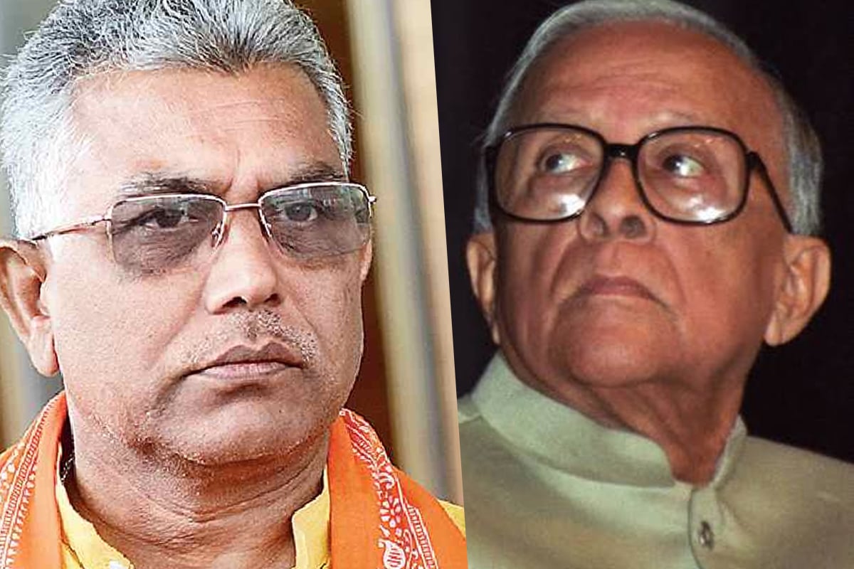 দিলীপের মুখে জ্যোতি বসুর প্রশংসা! বললেন, ‘অন্তর্দ্বন্দ্বেই সিপিএম শেষ’