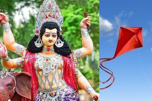 ‘সনাতনী’ ঘুড়িতে ছয়লাপ বাজার, বিশ্বকর্মা পুজোয় আকাশের দখলও পদ্মের!