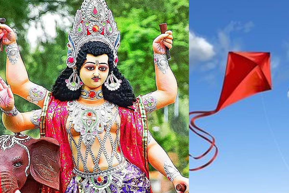 ‘সনাতনী’ ঘুড়িতে ছয়লাপ বাজার, বিশ্বকর্মা পুজোয় আকাশের দখলও পদ্মের!