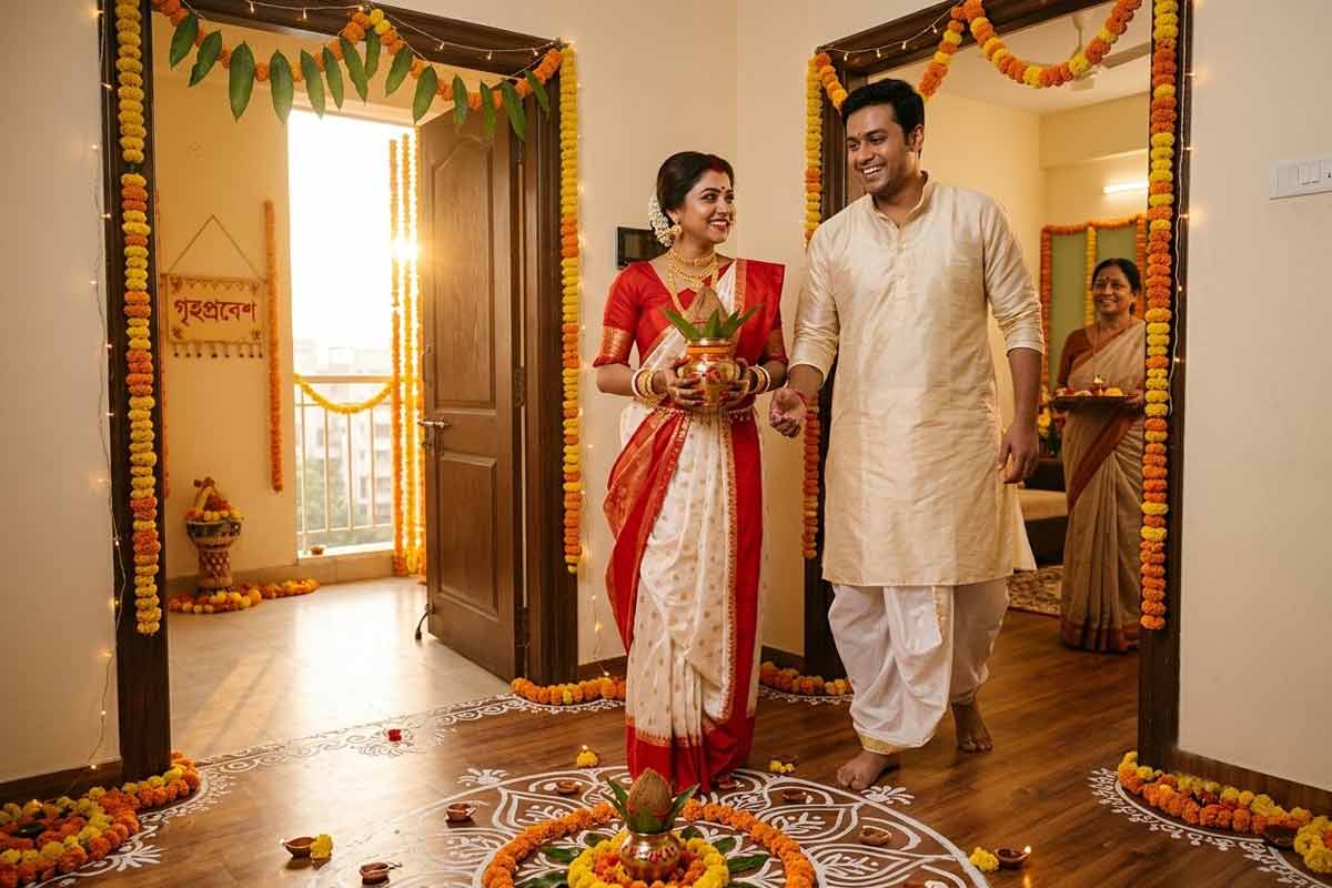 পুজোর মুখে নতুন বাড়ি? জেনে নিন বাস্তুমতে গৃহপ্রবেশের সঠিক সময় ও নিয়ম