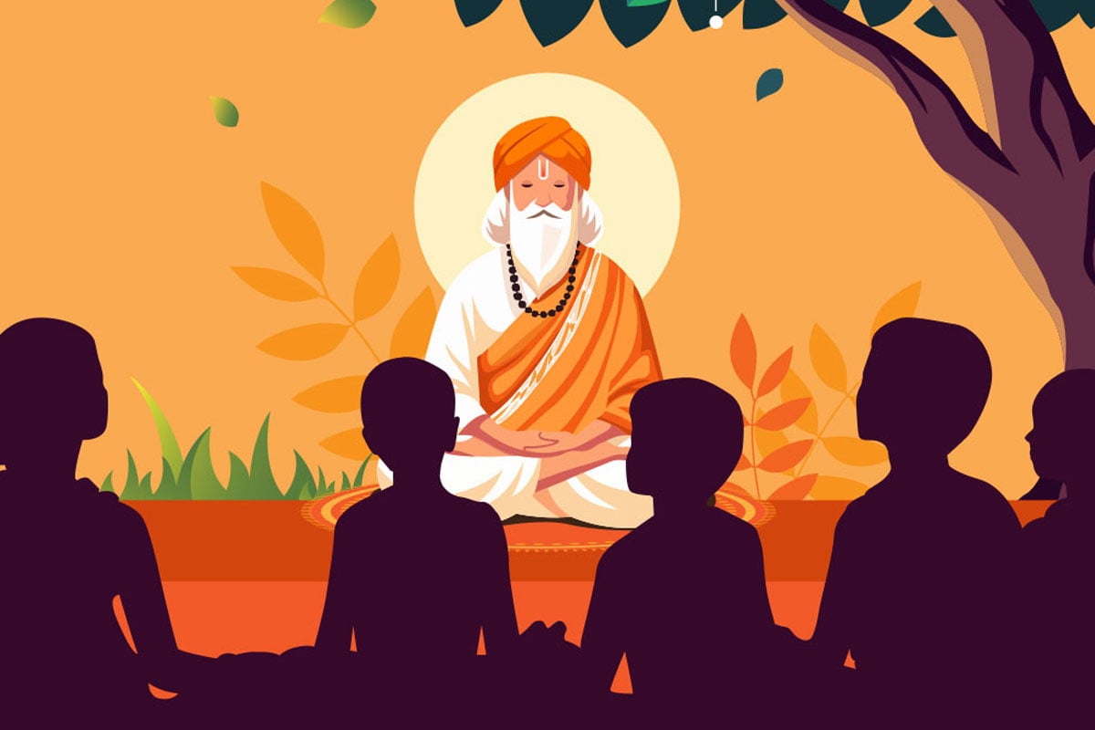শ্রবণ, মনন ও নিদিধ্যাসন, ‘গুরুকুল’ শিক্ষাব্যবস্থার প্রাণভ্রমর