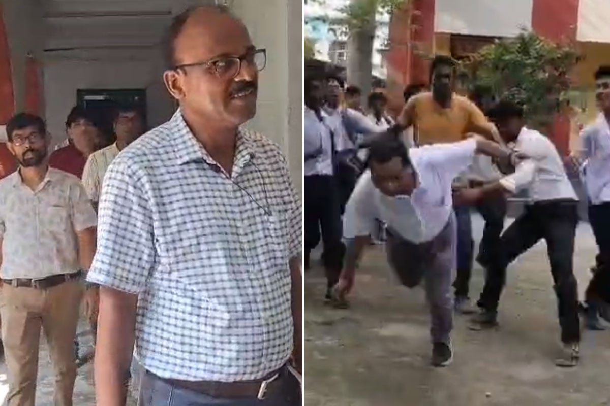 শিক্ষক দিবসের ফিস্টে প্রধান শিক্ষককেই মার পড়ুয়াদের! ভিডিও ভাইরাল হতেই অ্যাকশনে স্কুলশিক্ষা দপ্তর