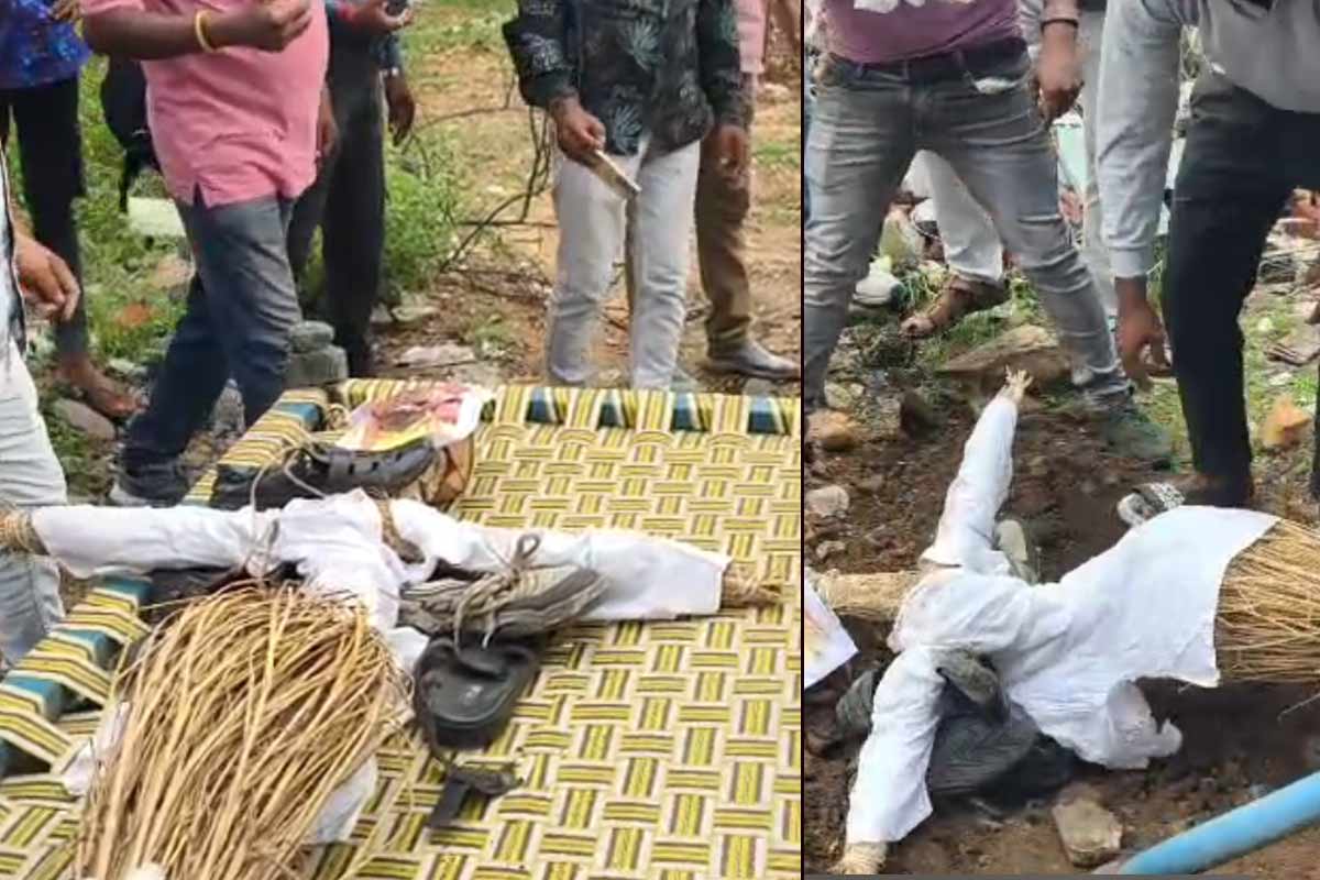 জুতোর মালা-কালো পতাকা দিয়ে হুমায়ুনকে কবর! মুখ্যমন্ত্রীর মৃত্যুকামনার প্রতিবাদে কর্মসূচি বিজেপি