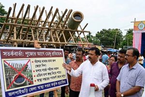 প্যান্ডেলের বাঁশেও ডেঙ্গুর লার্ভা! পুজো কমিটিগুলিকে ‘সাবধান’ করল জেলা স্বাস্থ্য দপ্তর