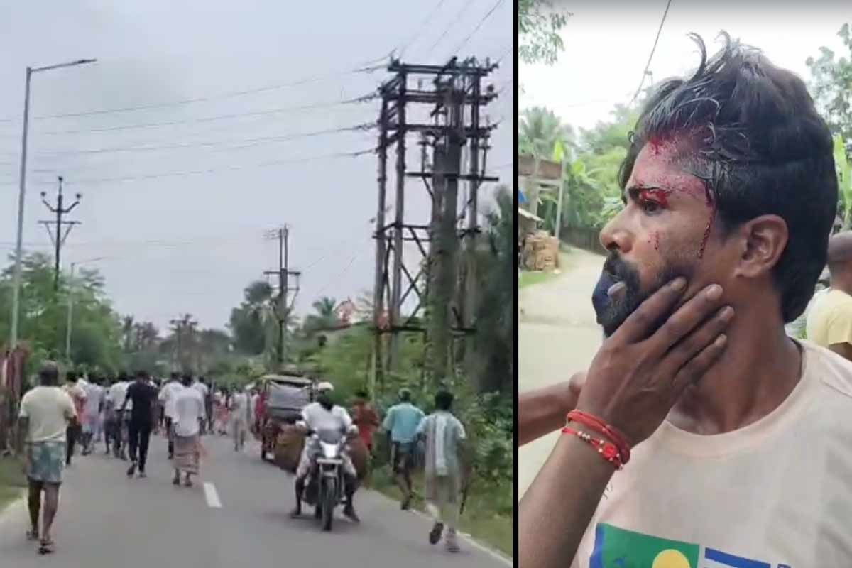 আইএসএফের মিছিলে সংঘর্ষ-রক্তারক্তি! জীবনতলায় বিজেপি কার্যালয়ের সামনে তীব্র উত্তেজনা