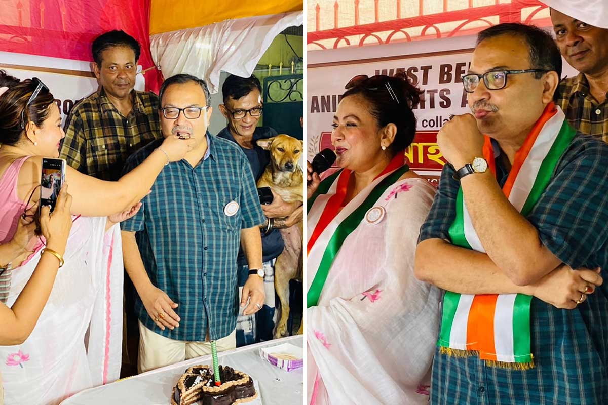 ‘চিরশত্রু’ কুণালের মুখে কেক, রাজনৈতিক মতাদর্শ নিয়ে প্রশ্ন উঠতেই পালটা ‘পাটকেল’ শ্রীলেখার