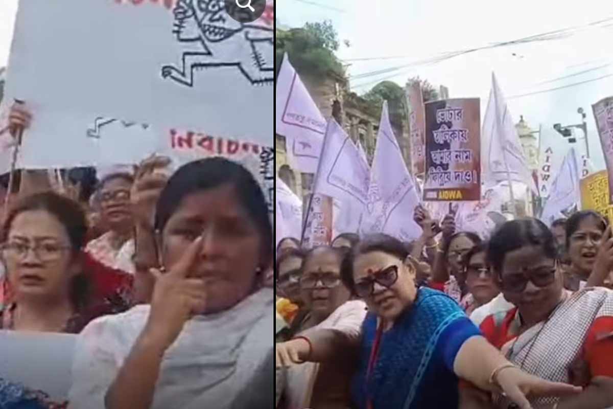 জ্ঞানেশের অপসারণ-সহ নানা দাবি, বামেদের সিইও অফিস অভিযানে পুলিশের সঙ্গে ধুন্ধুমার মীনাক্ষীদের