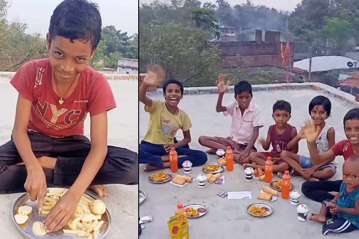 বন্ধু চল…! বিদেশি অর্থ পেয়ে বন্ধুদের ভরপেট খাওয়াল খুদে ইনফ্লুয়েন্সর, ভাইরাল হুল্লোড়ের ভিডিও