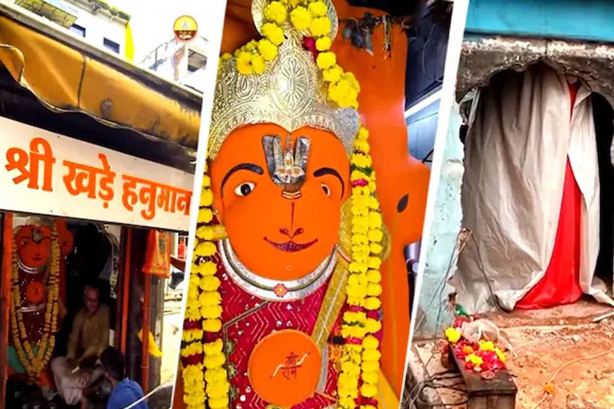 মন্দির ধসে পড়লেও নড়ানো যাচ্ছে না বজরংবলীকে! উজ্জয়িনীতে ‘অলৌকিক’ কাণ্ড, ভাইরাল ভিডিও
