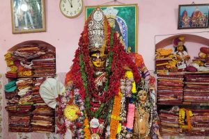 চৈতন্যভূমে দেবী দুর্গাই দ্বিভুজা ‘মা অভয়া’! বাহন গোসাপ, সঙ্গী বালকরূপী মহাদেব