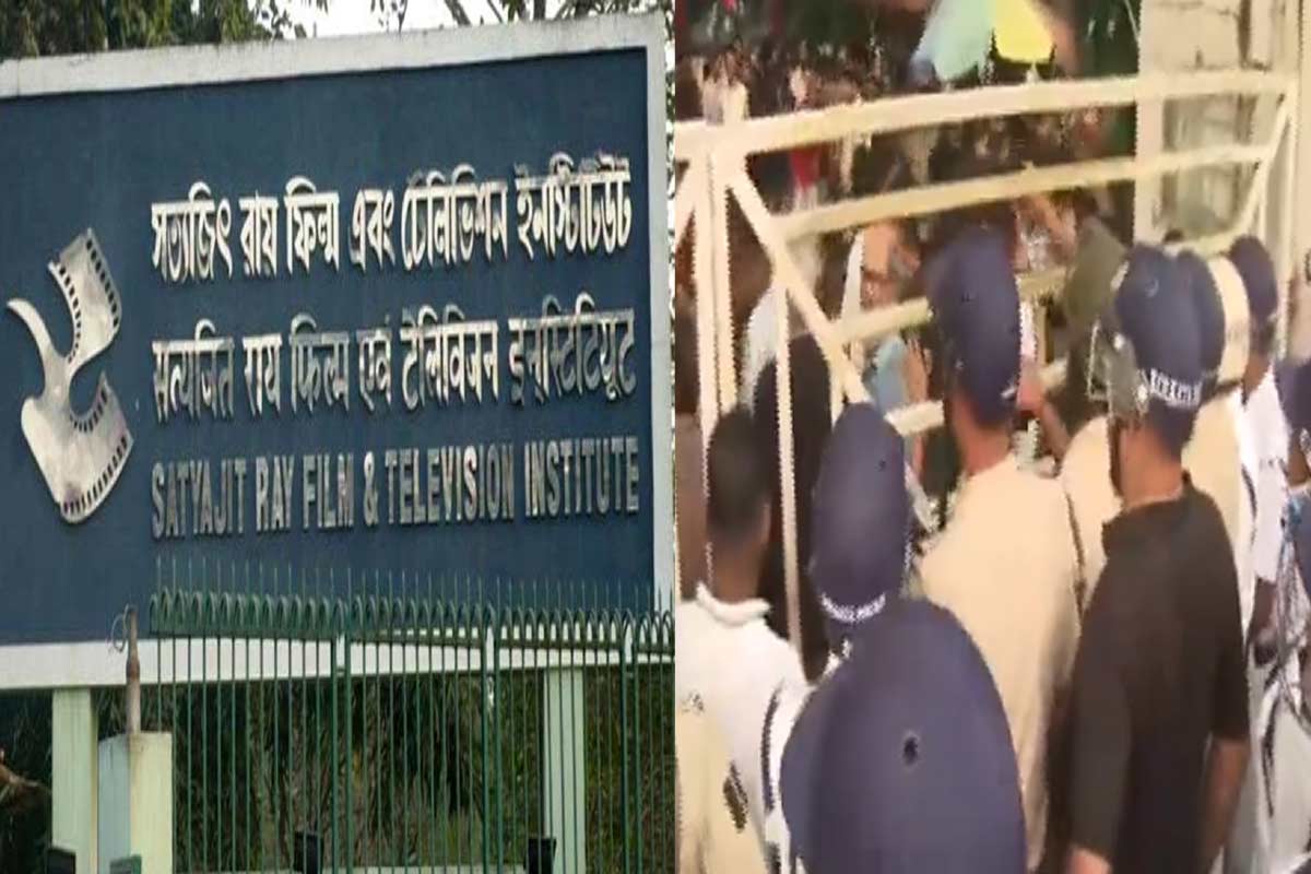 এসআরএফটিআই-তে তুমুল ছাত্রবিক্ষোভ, অখিল ভারতীয় গ্রাহক পঞ্চায়েত সমিতির অনুষ্ঠানে ধুন্ধুমার