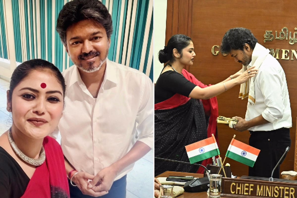 আচমকা বিজয়-সায়নী সাক্ষাৎ, বাংলার ঐতিহ্য-সংস্কৃতি নিয়ে সাংসদকে কী জানালেন তামিলনাড়ুর ‘সুপারস্টার’ মুখ্যমন্ত্রী?