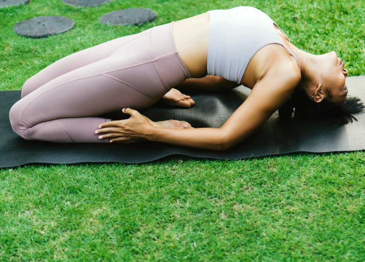 shilpa shetty supta vajrasana yoga puja fitness benefits flexibility digestion