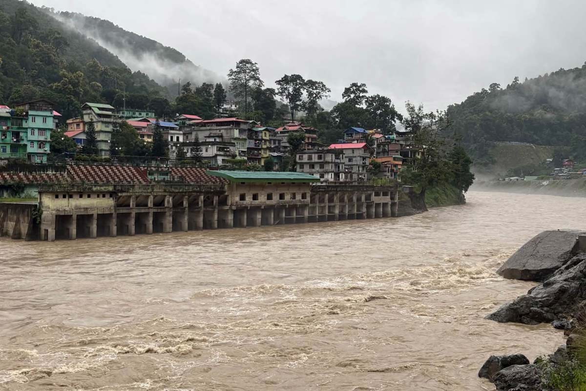 Landslide in Sikkim Partial blocks National Highway 10