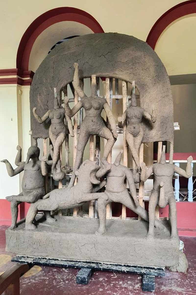 The Story Behind Balagarh’s 300-Year-Old Three-Armed Durga