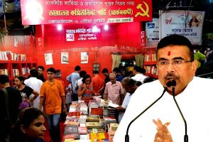 ‘দুর্গাপুজো না লিখলে স্টল করতে দেবেন না’, বামেদের ‘দ্বিচারিতায়’ হুঁশিয়ারি শুভেন্দুর