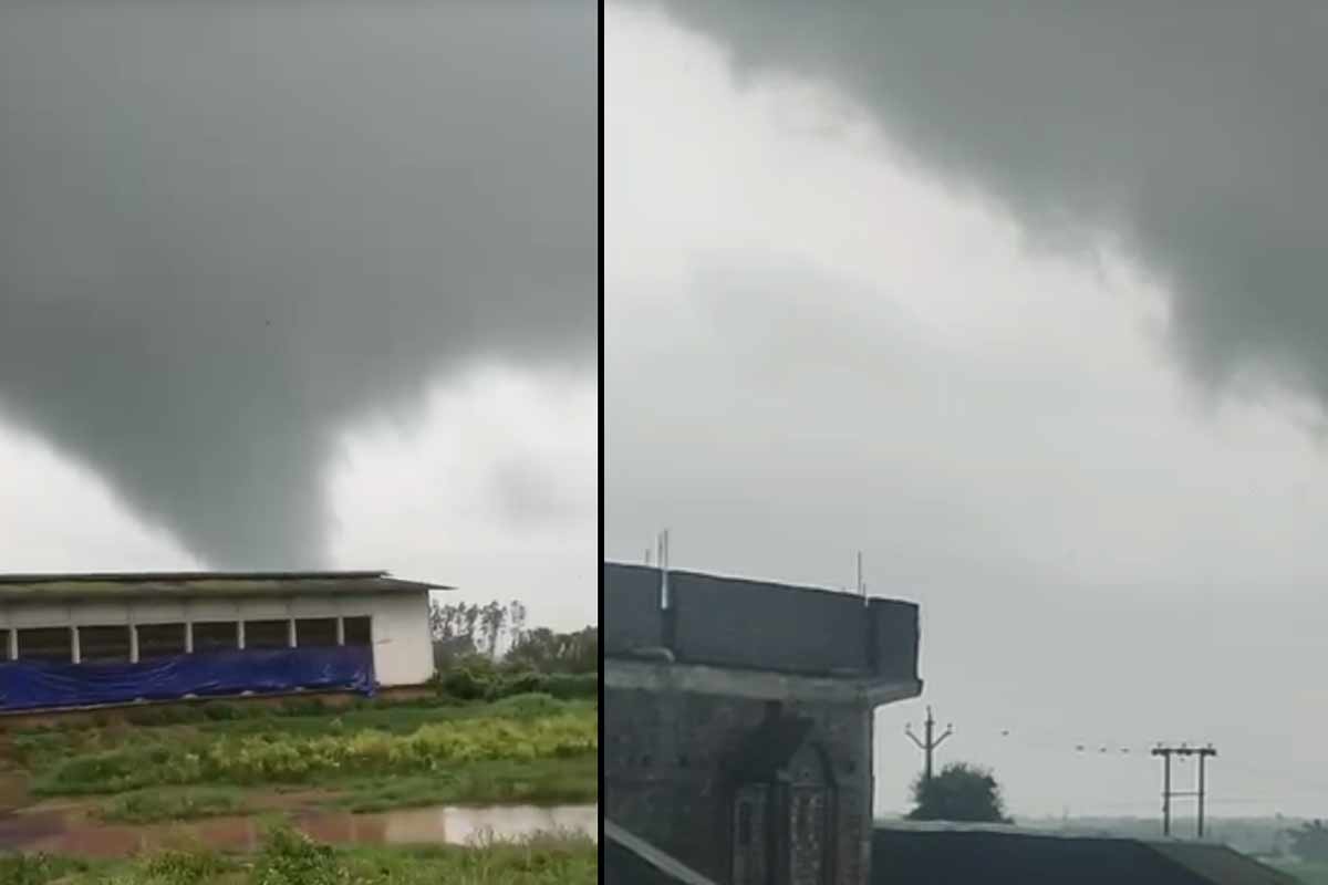 নিম্নচাপের বৃষ্টির মাঝে ‘মিনি টর্নেডো’র দাপট ঝাড়গ্রামে! ১০ মিনিটে লন্ডভন্ড একাধিক গ্রাম