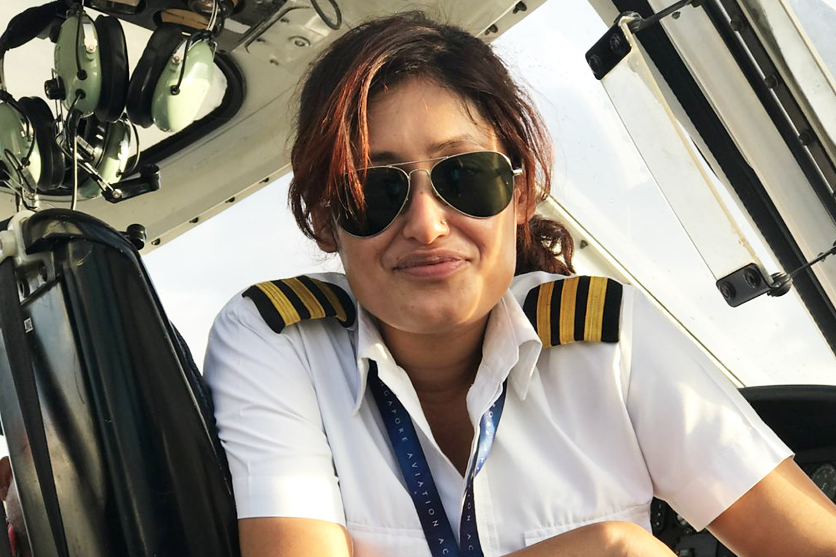 Priya Adhikari, Nepal's First Woman Helicopter Captain has saved many lives